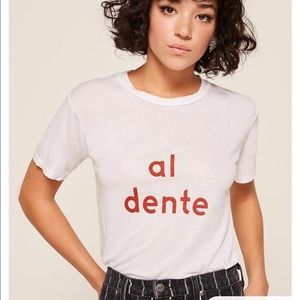 Reformation Relaxed Joplin Tee - Al Dente